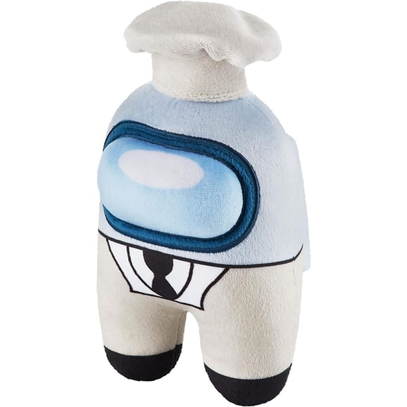 Among Us Plush Buddy White Crewmate The Chef 8" Video en línea