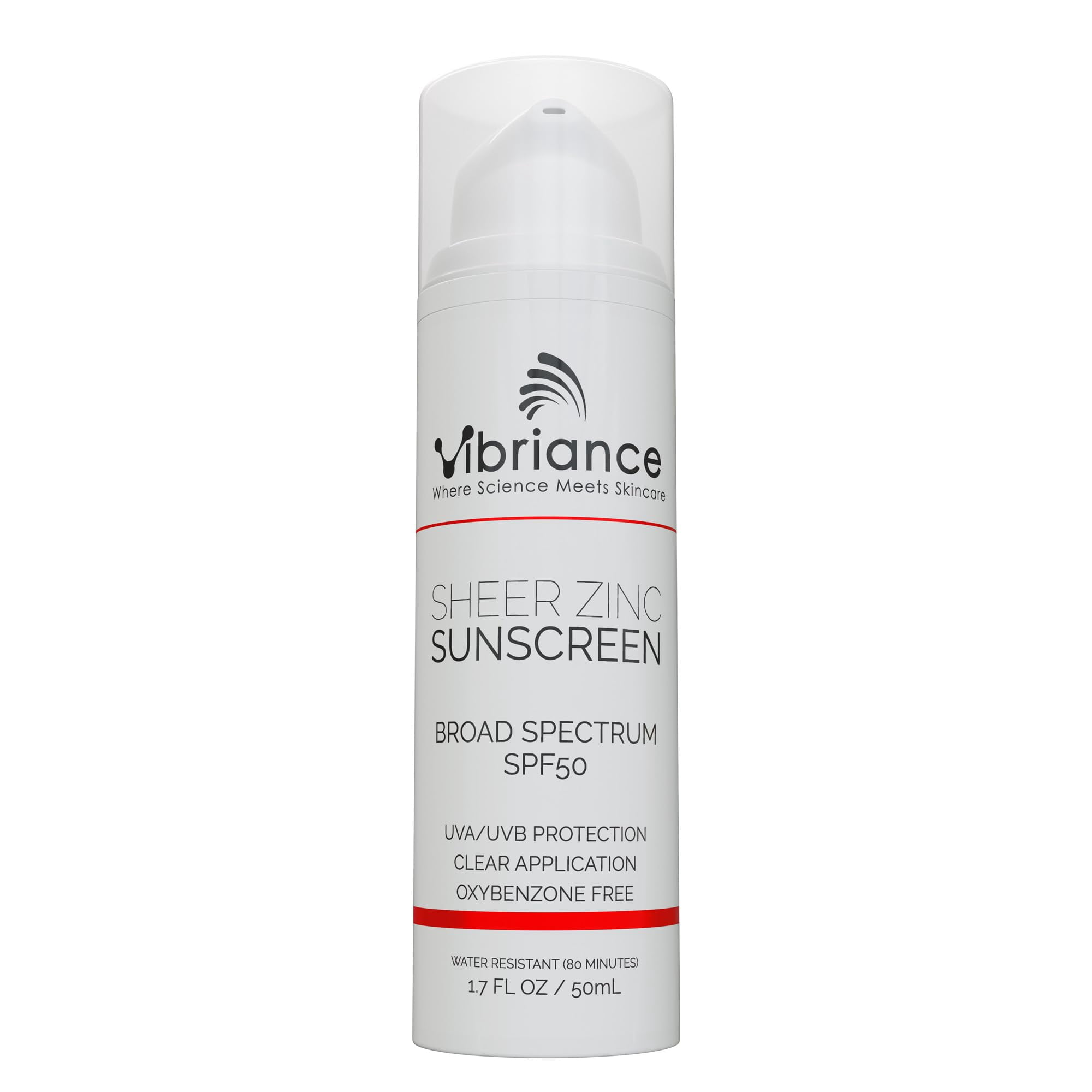 Protector Solar Vibriance Sheer Zinc Oxide Spf 50 50 Ml Tintado