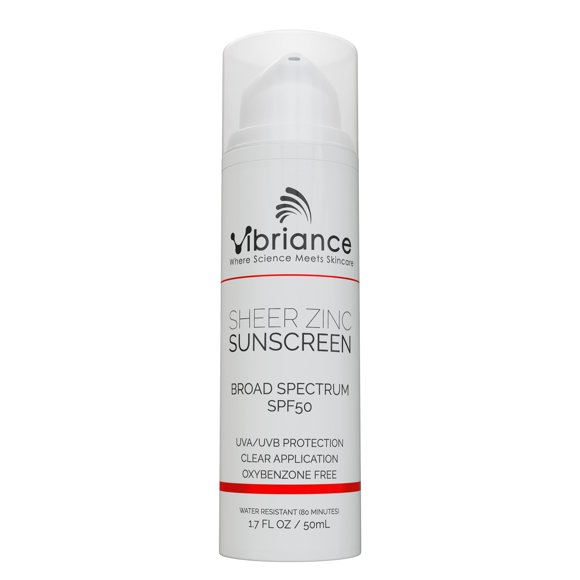 Protector solar Vibriance Sheer Zinc Oxide SPF 50 50 ml tintado
