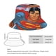 thumbnail image 2 of Superhombre Sombrero bucket para adultos, gorra de protección solar, sombrero de pescador plegable para viajes al aire libre, pesca y actividades de verano, 2 of 6
