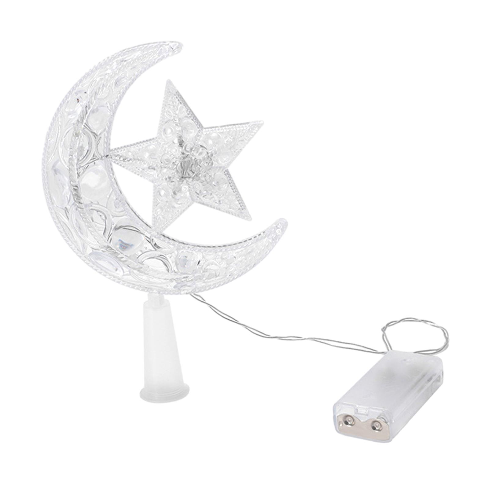 Magideal - Adornos Para Es De Navidad, Adorno Y Estrella Ligera, Altura 22Cm, Accesorio, Decoración Del De Navidad Para Decoración Del Hogar A Luz Calida
