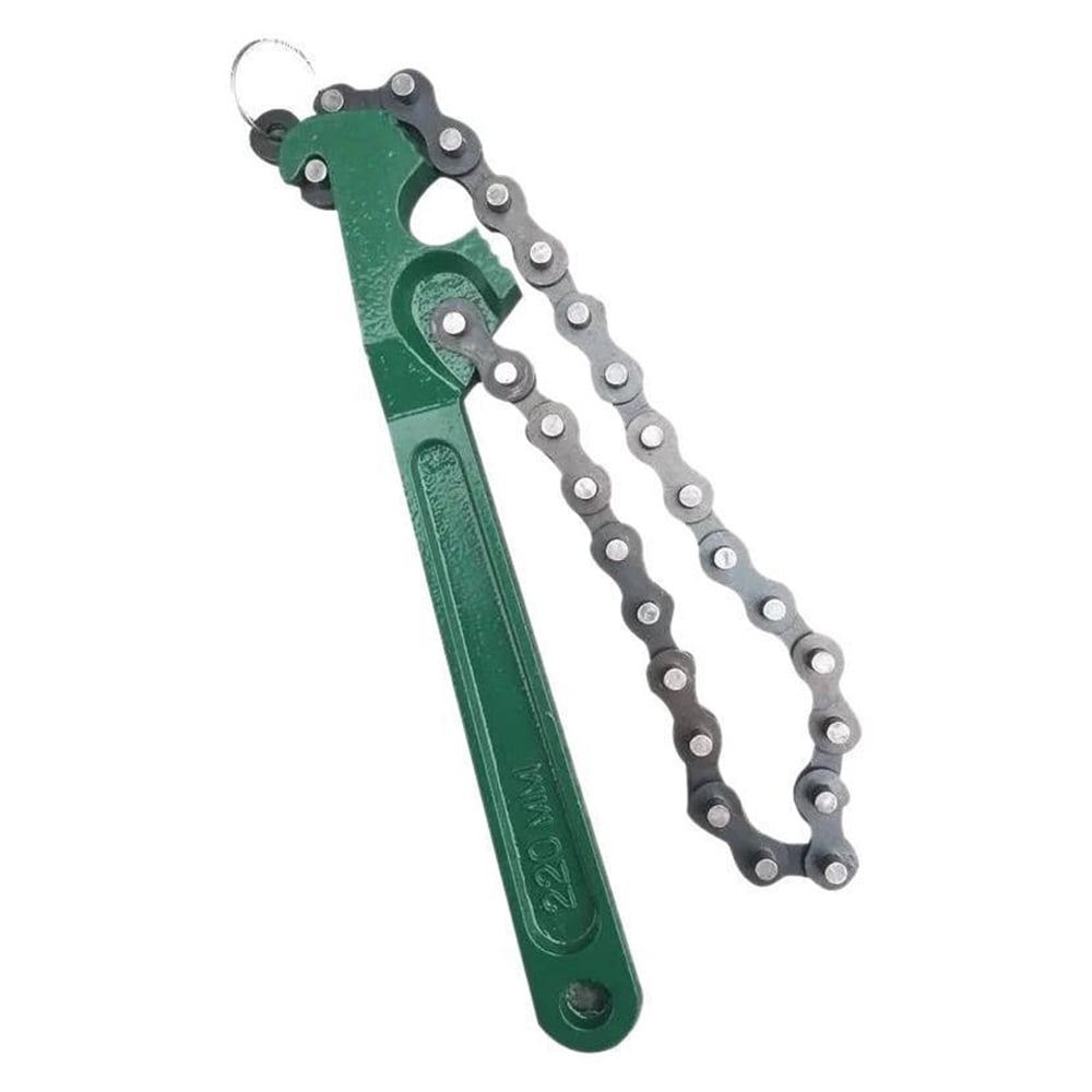 Xusx111 - Llave De Cadena De Trinquete De 8 Pulgadas Para Uso Pesado Herramienta De Filtro De Aceite Reversible Accesorios De Tuberías Herramientas Pinzas De Cadena Ajustables