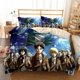 thumbnail image 1 of Attack_on_Titan 3 PCS Comforter Set with 2 Pillowcases,Attack_on_Titan Bedding Set Sheet Set for Kids Adults,All Season Lightweight, 1 of 5