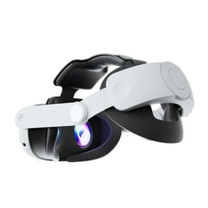 Genérico - Compatible Con Meta Quest 3/2/S - Correa Ajustable Para Auriculares De Rv Con Accesorios De Recambio De Esponja Suave Para Una Mayor Comodidad-Blanco