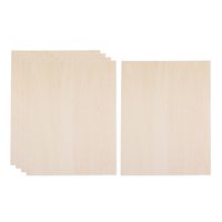 Bothyi - 10 Uds. De Hojas De Madera Para Manualidades, Placa De Madera Sin Terminar Para Grabado De Casa De Barco, 150Mm X 100Mm X 1Mm