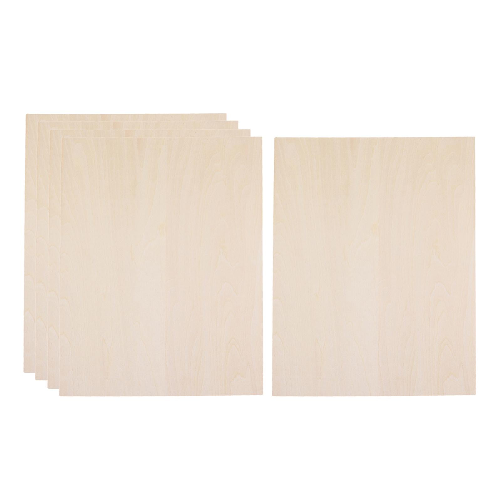 Bothyi - 10 Uds. De Hojas De Madera Para Manualidades, Placa De Madera Sin Terminar Para Grabado De Casa De Barco, 150mm X 100mm X 1mm