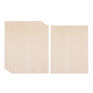 Bothyi - 10 Uds. De Hojas De Madera Para Manualidades, Placa De Madera Sin Terminar Para Grabado De Casa De Barco, 150Mm X 100Mm X 1Mm