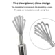 thumbnail image 3 of 1pc Stainless Steel Coconut Meat Scraper Fish Scaler Remover For Kitchen Accessories, 3 of 4