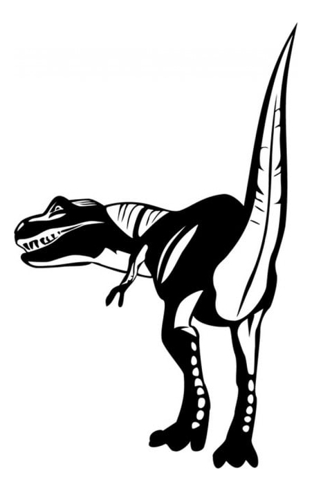 Rienda Libre Graphics - Decomural Hunting T-Rex Prehistoric Dinosaur Ws-17566