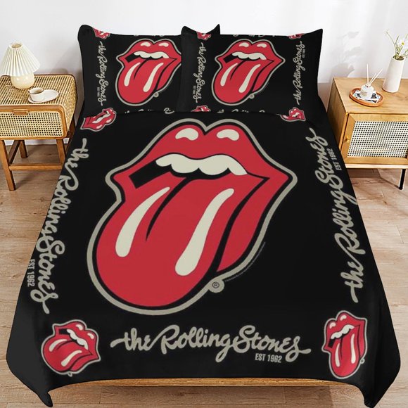 The Rolling Stones Smooth Zip Bedding Layer Sleep Essentials Strong Thread Comfort Duvet Cover Sets Everyday
