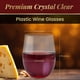 thumbnail image 3 of Copas de vino Reli. Desechable de 12 oz (paquete de 48) de plástico transparente, 3 of 6