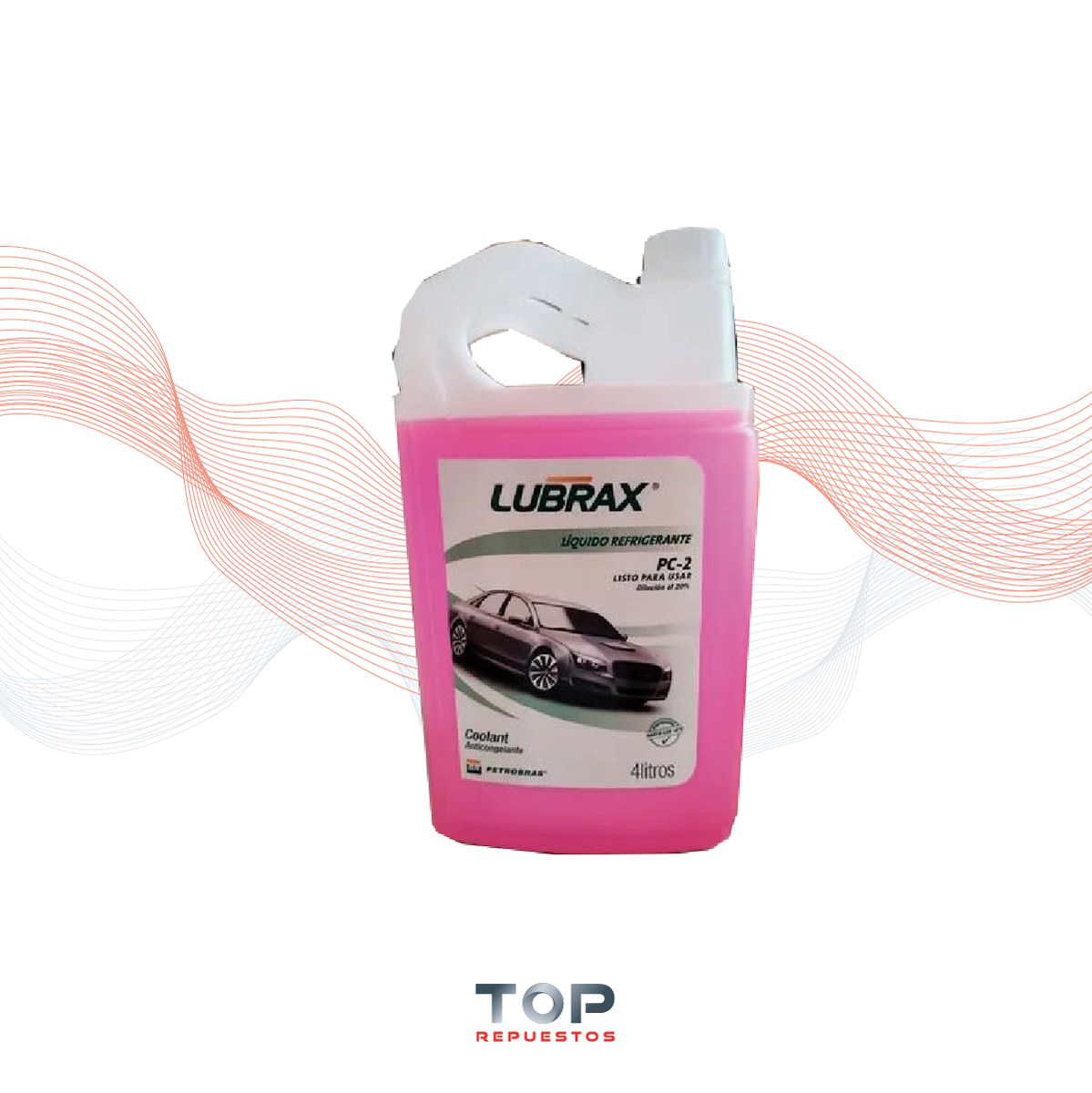 Lubrax - Refrigerante Pc-2 Magenta 4 Lts