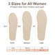 thumbnail image 2 of Plantillas de cuero para calzado barefoot con soporte de arco para mujer, talla grande, 2 of 6