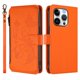 thumbnail image 2 of Funda Cartera Mariposa para [iPhone 14 Pro] con Soporte y Cremallera Naranja, 2 of 6