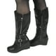 thumbnail image 3 of Bota Alta Mujer Taco Chino 66 Yassne Negro, 3 of 5