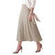 thumbnail image 4 of INSPIRE CHIC Falda de Punto de Cola de Sirena para Mujer Cintura Alta Elástica Elegante Cálida de Invierno Casual Oficina Salir Faldas Maxi de Suéter Grande Albaricoque, 4 of 5