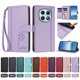 thumbnail image 4 of Funda Cartera Trébol para Xiaomi Redmi Note 15 4G/5G con Ranuras Tarjetas y Carga Inalámbrica Morado claro, 4 of 6