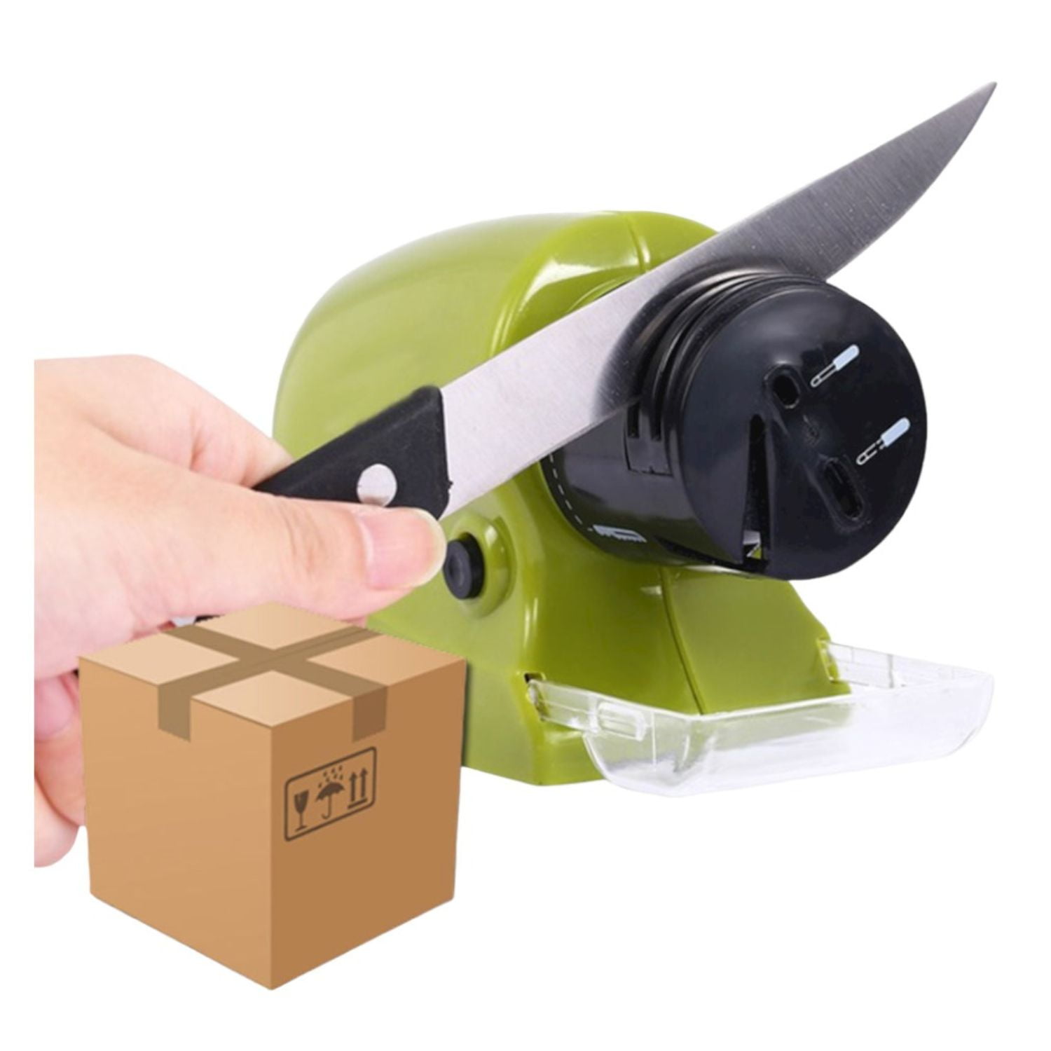 Genérico - Afilador Cuchillos Portatil Electrico Aa24