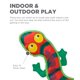 thumbnail image 4 of Juguete interactivo para perros Outward Hound Fire Biterz Gecko Large, 4 of 6