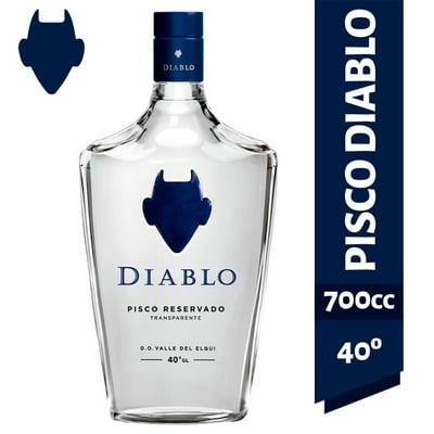 Pisco Diablo Reservado Transparente Gift 40°
