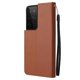 thumbnail image 2 of Funda Cartera para Samsung Galaxy S21 Ultra 5G con Tarjetero, Soporte y Cordón - Protección Marrón, 2 of 5
