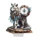thumbnail image 3 of 2d Lobo De Letrero Acrílico Regalo Figura De Moda Para Fiesta De Chimenea De Gabinete, 3 of 5