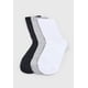 thumbnail image 1 of Calcetines Hombre Tripack Largo Liso Blanco/Negro/Gris Corona, 1 of 4