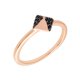 thumbnail image 1 of Anillo Sole du Soleil Lupine para mujer con baño de oro rosa de 18k, 1 of 4