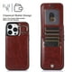 thumbnail image 2 of PU Leather Case With Card Slot Magnetic Holder Ring Phone Bag Cover For IPhone 14 13 12 11 Pro X XS Max XR 8 7 Plus SE 2022 2020, 2 of 3