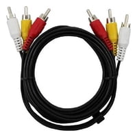 Ultra - Cable Rca 3 Plug Rca A 3 Plug Audio Y Video 1.80 Mts 4009