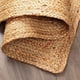 thumbnail image 2 of Area Rug KEMA, tejido a mano, yute trenzado, 90 x 150 cm, hilo natural, 2 of 4
