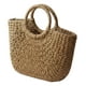 thumbnail image 2 of Cartera Bolso Mano Asas Redondas Estilo Bohemio Versátil Jhn, 2 of 3
