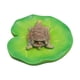 thumbnail image 2 of Escultura Simulada De Tortugas Posadas Sobre Hoja De Loto De 10 X 3,5 Cm Para Piscina, 2 of 5