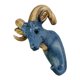 thumbnail image 2 of Gancho De Pared Multifunción Ropa Sombrero Rack Key Holder Resina Animal Cabra, 2 of 5