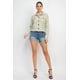 thumbnail image 4 of Chaqueta CCwholesalesclothings Tweed A Cuadros Con Botones Sage, 4 of 5