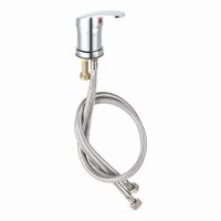 Genérica - Llave Monomando Peluquería Grifo Lavapelo Acero Inox