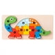 thumbnail image 1 of Wooden Early Education Cognition Children's Educational Toys Building Blocks, Animal Traffic Shape Matching 3d Three-dimensional Puzzle, 1 of 5