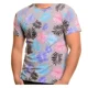 thumbnail image 2 of Polera Hombre Algodón Manga Corta Cuello Polo Diseño Hojas 6230, 2 of 2