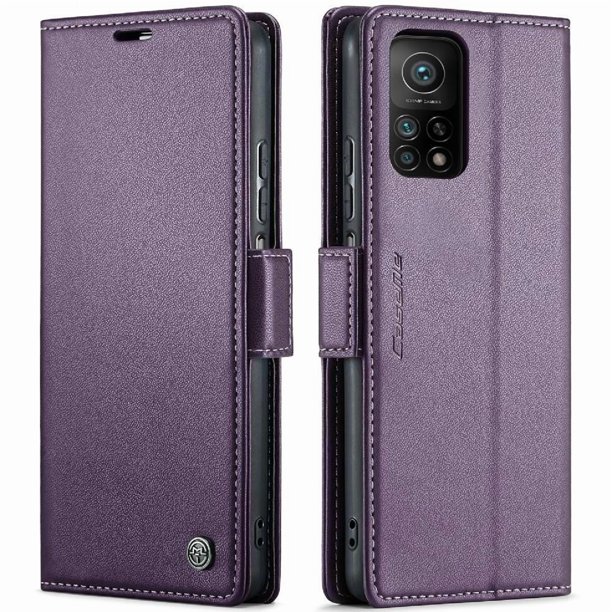 CaseMe tipo cartera Xiaomi 10T/10T Pro con cierre magnético, RFID, tarjetero, soporte, carga inalámbrica