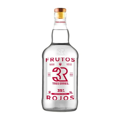Pisco Frutos Rojos 35° Botella 1000 Ml Tres Erres