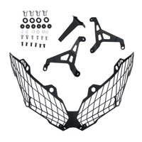 Magideal - Faro De Malla Parrilla Protector De Cubierta De Acero Inoxidable Robusto Motocicleta Faro Delantero Parrilla Protector Para Versys650 Accesorio