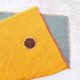 thumbnail image 2 of Xiao Hua Servilletas de tela de doble cara, paquete de 4, amarillo y gris, 40 x 40 cm, reutilizables, lavables, de algodón, suaves y absorbentes, ideales para comidas y reuniones diarias en otoño., 2 of 3
