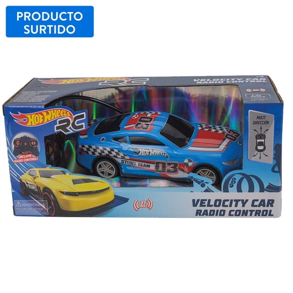 Vehiculos Velocity Car Radio Control a Escala 1.24 Surtido 1 un