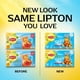 thumbnail image 2 of Té negro sin azúcar Iced Tea Lipton, 48 bolsitas de té x 3, 2 of 9