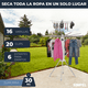 thumbnail image 3 of Tendedero Plegable Simpel Secador Ropa Interior Exterior, 3 of 7