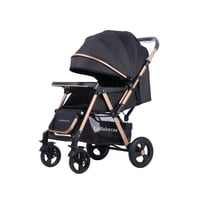 Coche De Paseo Reversible Rubik Negro Lubabycas