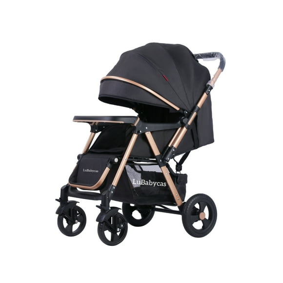 Coche de Paseo Reversible Rubik Negro LuBabycas
