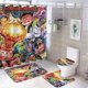 thumbnail image 1 of Set de Cortina de Baño y Alfombras Desmarcar 4 Piezas, 1 of 6