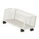 thumbnail image 3 of Carrito De Almacenamiento Con Ruedas Para Debajo Del Escritorio, De Malla, Para Manualidades Escolares, L, Blanco, 3 of 4