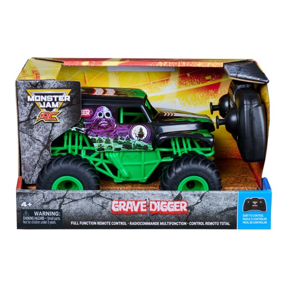 Grave Digger Radio Controlado A Escala 1:24 Monster Jam